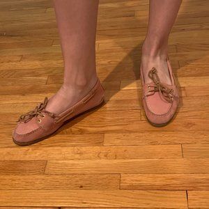 Salmon Sperry Boat Shoe (Women's) - Size 7.5